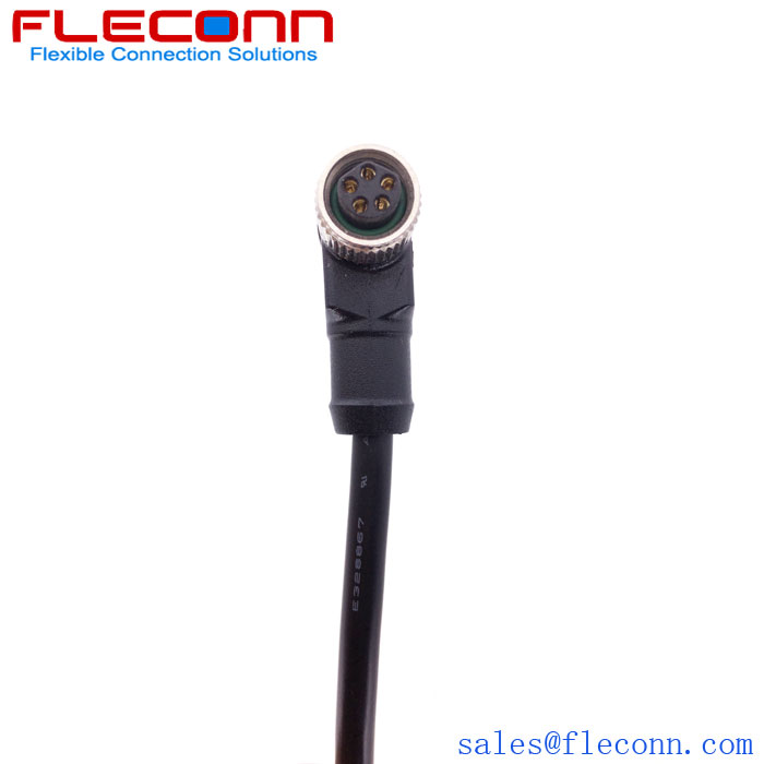 M8 Right Angle Cable 5 Pin Female 90 Degree Sensor Cable