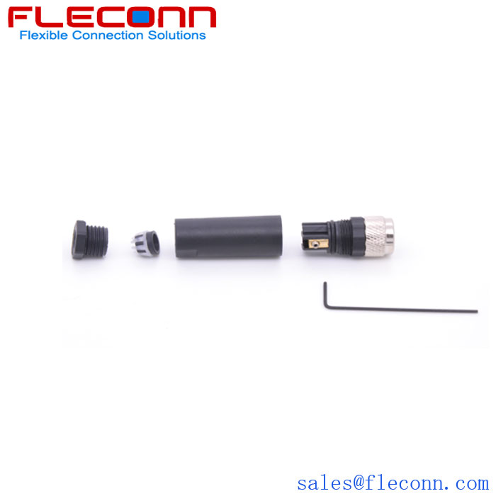 M8 Plastic Assembled Waterproof Connector the company of FLECONN China