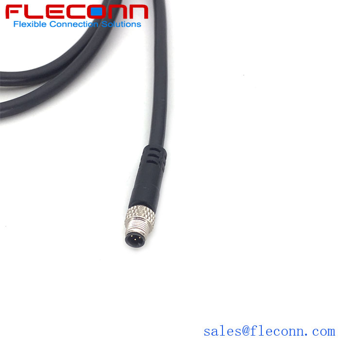 M5 4-Pin Ip67 Waterproof Industrial Cable for automation equipment manufacturer