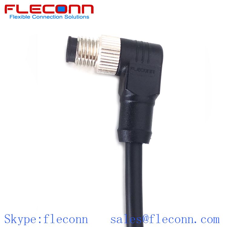 M8 A-code 8 Pin Male Plug Cable